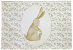 Rabbit Themed Nursery Rectangular Canvas Banner-Flag Wall Sign Decor for Boys Girls Toddler Kids,Baby Room Above Crib Playroom Reading Room Bedroom Decor-Easter Baby Shower Birthday Christmas Gift