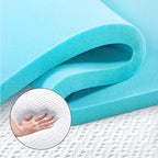 ZINUS 2 Inch Ultra Cooling Gel Memory Foam Mattress Topper with Cooling Cover, CertiPUR-US Certified, Twin, White