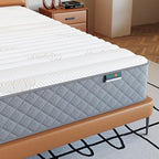 PurrJoys Firm Queen Mattress,10 Inch Hybrid Queen Size Mattress in a Box with Gel Memory Foam, Pocket Innerspring, Pressure Relief, Motion Isolation, Non-Fiberglass - Firm