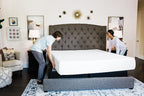 Signature Design by Ashley Queen Size Chime 12 Inch Medium Firm Memory Foam Mattress with Green Tea & Charcoal Gel for Pressure Relief, Fiberglass Free, Mattress In A Box