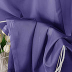 Aiyufeng Purple Sheer Curtains 72 Inch Length 2 Panels Set, Light Filtering Airy Rod Pocket Purple Window Curtain Treatment Drapes for Kitchen Bedroom Living, Each 42Wx72L Inches