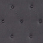 Flash Furniture Cambridge Tufted Upholstered Full Size Headboard in Dark Gray Fabric