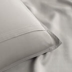 California King Sheets by Pure Bamboo, Genuine 100% Organic Viscose Derived from Bamboo Bed Sheet Set, Soft & Cooling, Double Stitching, Lifetime Quality Promise (California King, Stripes)