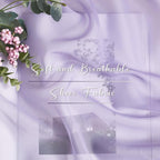 NICETOWN Artificial Wedding Ceremony Arch Decor Scarfs, Romantic Purple Ombre Sheer Scarf Curtains Window Valances for Bed Canopy/Birthday Party, 2 Panels, 60 by 216 inch