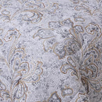 Paisley Comforter Set King Size with Sheets Bed in a Bag – Deep Pocket Fitted Sheet with Elastic Corners, Cozy Comforter, Pillowcases & Shams – Soft Microfiber All Season Bedding – Machine Washable