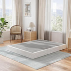 Full Box Spring 9 Inch High Profile Strong Metal Frame Mattress Foundation, Quiet Noise-Free,Easy Assembly, 3000lbs Max Weight Capacity