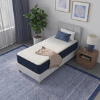 NapQueen Twin Size, 10 Inch New Victoria Hybrid Cooling Gel Infused Pocket Spring and Memory Foam Mattress, Bed in a Box, CertiPUR-US Certified