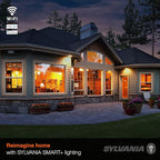 SYLVANIA Wifi LED Smart Light Bulb, 60W Equivalent Dimmable Soft White A19, Compatible with Alexa and Google Home Only - 4 Pack (75672)