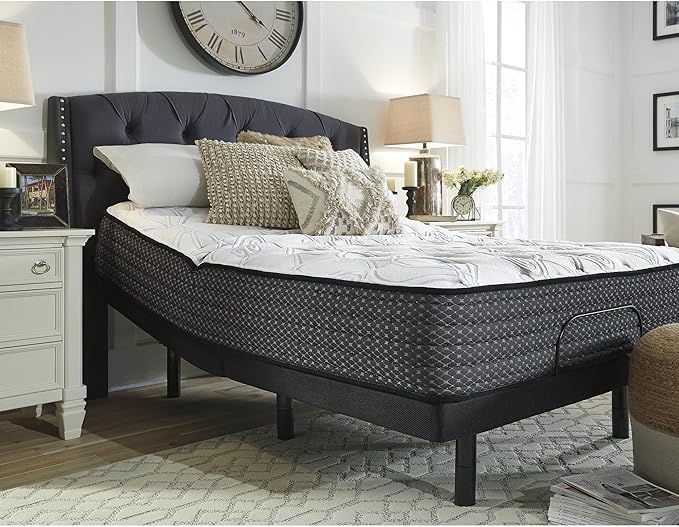 Signature Design by Ashley California King Size Limited Edition 11 inch Plush Hybrid Mattress with Lumbar Support Gel Memory Foam