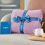 Bedsure GentleSoft Fleece Throw XL Blanket Light Purple - 300GSM Soft Lightweight Plush Cozy Blankets for Bed, Sofa, Couch, Travel, Camping, 50x70 inches