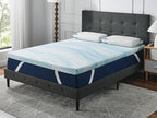 Roost Sleep Cool Cloud Supreme 3 Inch Gel Memory Foam Queen Mattress Topper – Cooling, Ventilated Design for Back and Pressure Relief