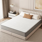 PurrJoys Full Mattress, 10 Inch Hybrid Double Mattress with Cooling Gel Memory Foam and Pocket Springs, CertiPUR-US Certified, Medium Firm