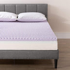 Best Price Mattress 2 Inch Egg Crate Memory Foam Mattress Topper with Soothing Lavender Infusion, CertiPUR-US Certified, Dorm Essentials, Full