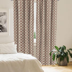 Ambesonne Cow Print Window Curtains, Cattle Skin with Brown Spots Agriculture Cow Oxen Hide Camouflage Pattern, Lightweight Decor 2-Panel Set with Rod Pocket, Pair of - 28" x 84", White Brown