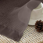 Aiyufeng Chocolate Sheer Curtains 54 Inches Long 2 Panels, Solid Voile Top Dual Rod Pockets Stylish Breathable Drapes Window Treatment for Kid's Room/Bedroom/Living Room, 42W x 54L, Chocolate Brown