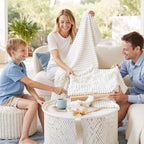 Bedsure GentleSoft Large Fleece Blanket for Bed - Cozy Soft Throw Blankets for Women, Cute Large Throws for Girls, Off White, 120x120 Inches