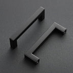 Ravinte 10 Pack 4 Inch Kitchen Square Cabinet Handles Matte Black Cabinet Pulls Black Drawer Pulls Kitchen Cabinet Hardware Handles