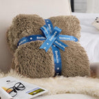 Bedsure GentleSoft Fluffy Light Chocolate Brown Throw Blanket, Brown Decor Cozy Gifts for Women Men, Soft Fuzzy Sherpa Fleece Plush Thick Warm Furry Faux Fur Throw Blanket for Couch, Bed, 50x60