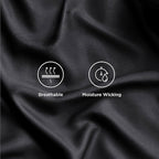 Bedsure California King Sheet Sets, Cooling Sheets for Hot Sleepers, Rayon Derived from Bamboo, Breathable & Soft, Deep Pocket Up to 16 Inches, Hotel Luxury Silky Bedding, Black