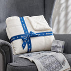 Bedsure GentleSoft Sherpa Fleece Throw Blanket Twin Size for Couch - Thick and Warm Throw for Women and Men, Soft Fuzzy Plush Twin Blanket for Winter, White, 60x80 Inches