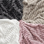 Bedsure GentleSoft Pink Fleece Blanket for Couch - Cozy Soft Blankets for Women, Cute Small Throws for Girls, 50x70 Inches