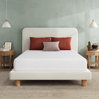 EGO White 10 inch Twin XL Memory Foam Mattress, Gel Green Tea Mattress Bed in a Box, CertiPUR-US Certified, 38"×80", Medium Firm