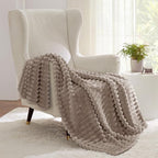 Bedsure GentleSoft Mocha Meringue Twin Blanket for Bed - Cozy Soft Blankets for Women, Cute Large Throws for Girls, 66x90 Inches