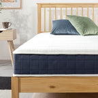 Mellow 8 Inch RENA Pocket Spring Mattress with Green Tea Memory Foam, King,Navy