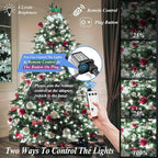 Christmas String Lights for Tree, Christmas Tree Lights 480 LEDs with Memory Function & 8 Lighting Modes, 9.84FT x 16 Lines Fairy Light with Remote & Timer for Christmas Tree Decorations - Cold White