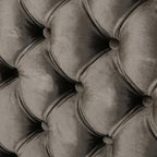 Christopher Knight Home Jezebel Velvet Headboard, Queen / Full, Grey / Black Steel