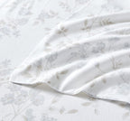 Laura Ashley - Flannel Sheets Full Size, Anti-Pilling & Wrinkle Resistant Cotton, Touchably Soft for All-Season Comfort - Bed Sheets with Matching Pillowcases & Fitted Sheet (Fawna Grey)