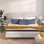 Flash Furniture Capri Comfortable Sleep 10 Inch CertiPUR-US Certified Hybrid Pocket Spring Mattress, King Mattress in a Box, White