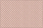 Flagship Carpets Schoolgirl Style Blush Checkerboard Educational Area Rug for Kids Room Seating Décor, Children's Classroom, Play Carpet for Teaching and Playroom, 5' x 7'6", Blush Pink