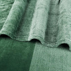 Pavilia Green Ombre Fleece Bed Blanket, Soft & Lightweight, Emerald Forest Green Gradient, Cozy Microfiber, Twin Size (60x80)