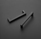 Ravinte 60 Pack Cabinet Handles Square Cabinets Cupboard Hanldes Matte Black Drawer Pulls Stainless Steel Kitchen Cabinet Pulls Cabinet Hardware Drawer Handles 5 inch Hole Center