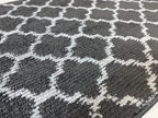 Custom Size Modern Runner Rug Carpet for Hallway Entryway Foyer Kitchen, Slip Resistant Latex Rubber Backed 31 inch Wide X Customized Length, Dark Grey, 31 inch X 5 feet