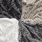 Bedsure GentleSoft Frost Gray Full Blanket for Bed - Cozy Soft Blankets for Women, Cute Large Throws for Girls, 84x90 Inches