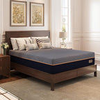 EGOHOME 12 Inch Twin XL Mattress, Copper Gel Cooling Memory Foam Mattress for Back Pain Relief,Therapeutic Mattress Bed in a Box, Made in USA, CertiPUR-US Certified, 38x80x12 Black
