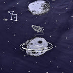 Navy Space Adventure Japanese Floor Futon Mattress, Thicken Tatami Mat Sleeping Pad Foldable Bed Roll Up Mattress Floor Lounger Bed Couches and Sofas for Kids Full Size