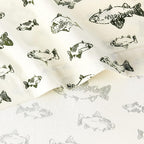 Eddie Bauer - Queen Sheets, Cotton Flannel Bedding Set, Brushed For Extra Softness, Cozy Home Decor (School of Fish, Queen)