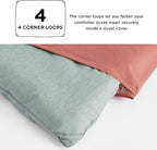 Bedsure Oversized Queen Comforter Set - Sage Green Soft Bedding for All Seasons, Cationic Dyed Bed Set, 3 Pieces, 1 Oversized Queen Size Comforter (98"x98") and 2 Pillow Shams (20"x26"+2")