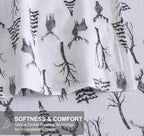 RUVANTI Flannel Sheets King Size - 100% Cotton Brushed King Size Sheets Set - Deep Pockets 16 Inches Bed Sheets - All Seasons Breathable & Extra Soft - Warm & Cozy, 4 Piece, Dry Winter