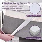 SINWEEK 3 Inch Gel Memory Foam Mattress Topper with Cooling Cover Ventilated Soft Mattress Pad, Bed Topper, CertiPUR-US Certified, Twin XL Size
