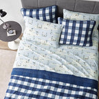 Eddie Bauer - Twin Sheets, Cotton Flannel Bedding Set, Brushed For Extra Softness, Cozy Home Decor (Skating Penguin, Twin)