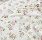 Laura Ashley Home | Flannel Collection | Premium Ultra Soft Cozy Lightweight Cotton Flannel Bedding Sheet Set, Wrinkle, Anti-Fade, Stain Resistant & Hypoallergenic, Twin, Audrey Pink (201589)