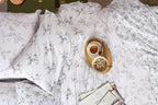 Laura Ashley - Flannel Sheets Queen Size, Anti-Pilling & Wrinkle Resistant Cotton, Touchably Soft for All-Season Comfort - Bed Sheets with Matching Pillowcases & Fitted Sheet (Jessika Lavender)