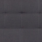 Flash Furniture Bedford Tufted Upholstered King Size Headboard in Dark Gray Fabric