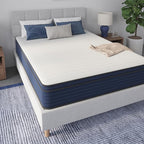 NapQueen Full Size, 10 Inch New Victoria Hybrid Cooling Gel Infused Pocket Spring and Memory Foam Mattress, Bed in a Box, CertiPUR-US Certified