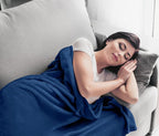 Utopia Bedding Fleece Blanket Throw Size Navy 300GSM Luxury Anti-Static Fuzzy Soft Microfiber Blanket for Couch, Sofa and Bed (60x50 Inch)