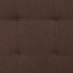 Flash Furniture Bedford Tufted Upholstered Queen Size Headboard in Dark Brown Fabric